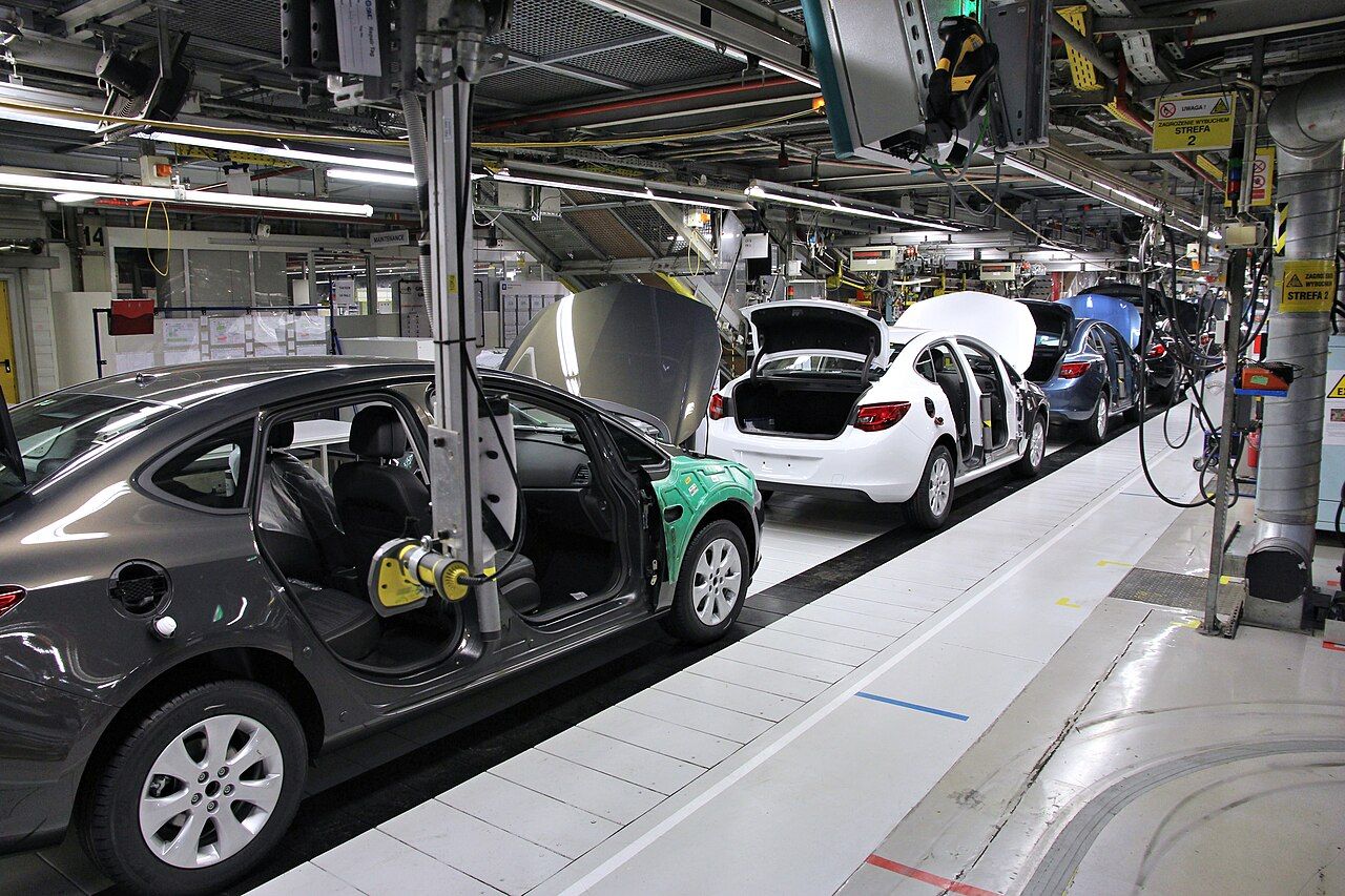 Theme illustration : Car assembly line